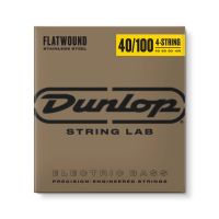 Thumbnail van Dunlop DBFS40100 Light Super Bright stainless Flatwound