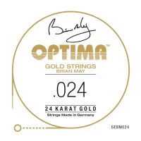 Thumbnail van Optima GEBM024 'Brian May’ Signature 24K Gold Plated .024, Wound Single String